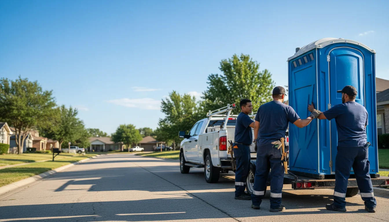 Portable Toilet Rental in Red Rock, TX near me